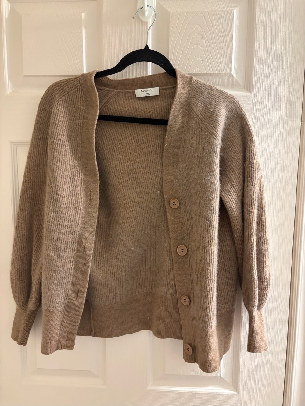 💚 BABATON - XXS - Beige Cardigan